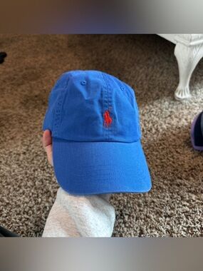NWT Polo Ralph Lauren Blue & Red Hat